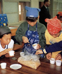 健康納豆づくりの様子