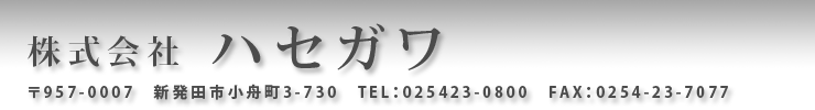 株式会社　ハセガワ